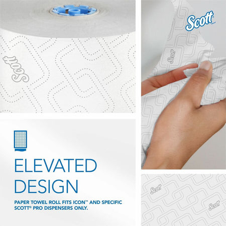 Scott Pro High-Capacity Hard Roll Towels with Elevated Design and Absorbency Pockets - Alternate-Image6