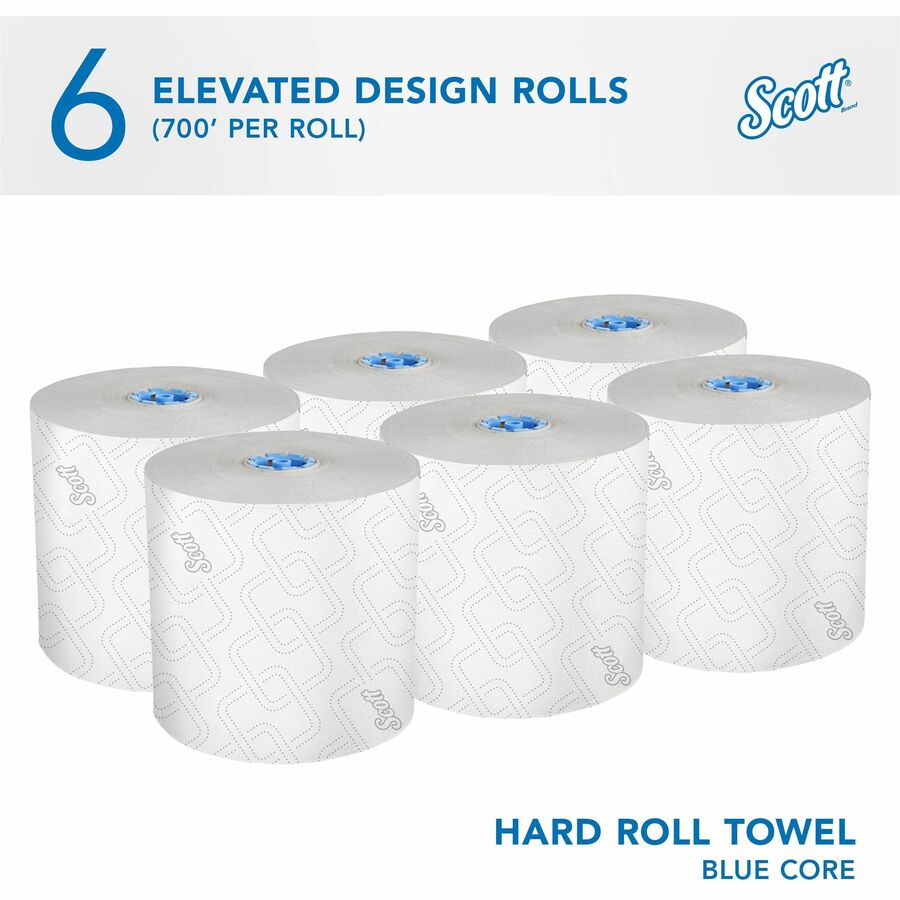 Scott Pro High-Capacity Hard Roll Towels with Elevated Design & Absorbency Pockets - Alternate-Image1