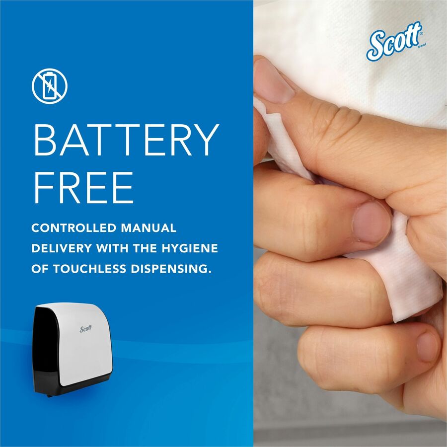 Scott Pro Manual Hard Roll Towel Dispenser - Left