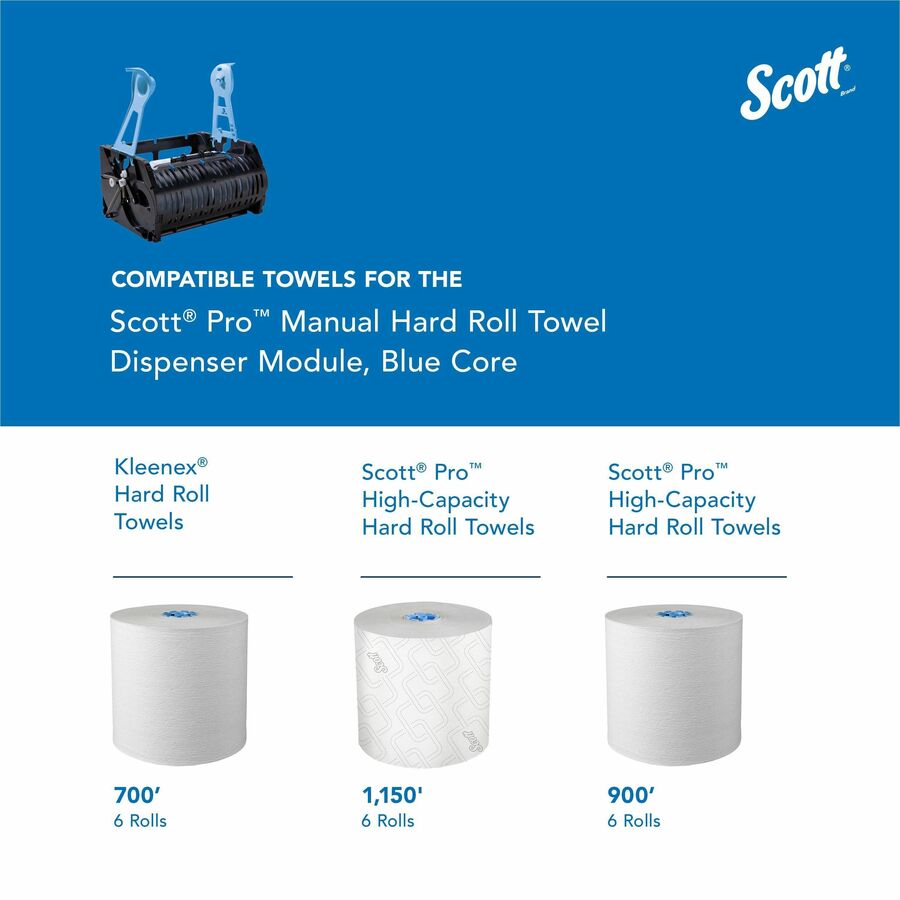 Scott Pro Manual Hard Roll Towel Dispenser Module - Front