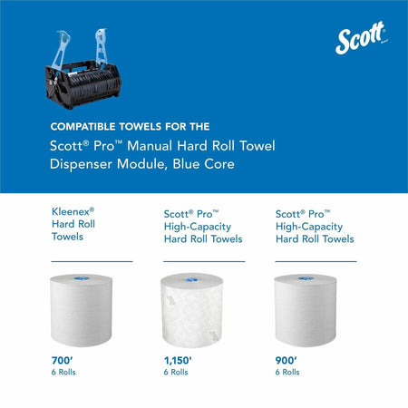 Scott Pro Manual Hard Roll Towel Dispenser Module - Front