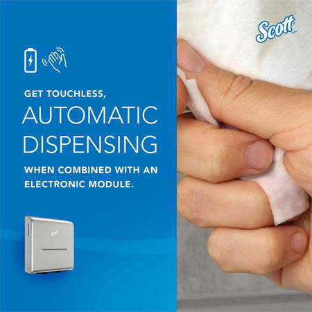 Scott Pro Recessed Hard Roll Towel Dispenser Housing - No Trim Panel - Left
