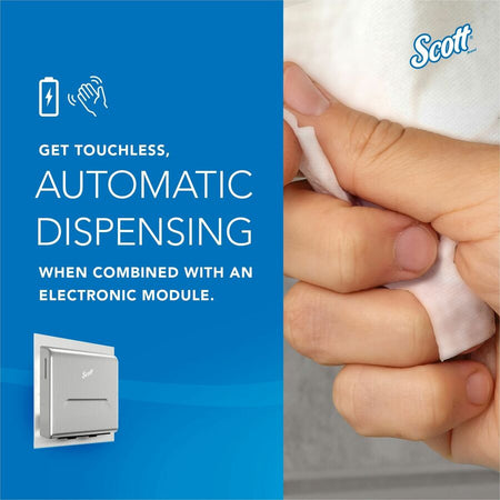 Scott Pro Recessed Hard Roll Towel Dispenser Housing w/Trim Panel - Left