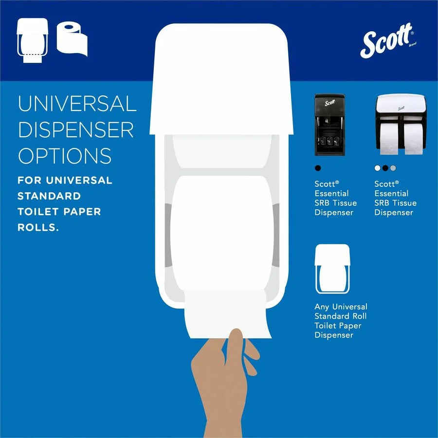 Scott Professional Standard Toilet Paper: 2-Ply 550 Sheets/Roll - Bathroom Tissue