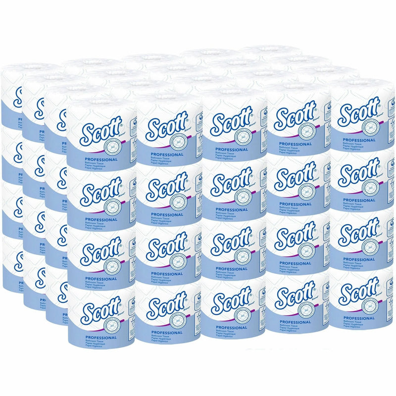 Scott Professional Standard Roll Toilet Paper with Elevated Design - 2 Ply - 4’’ Width x Length - 550 Sheets/Roll