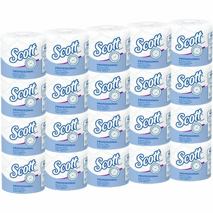 Scott Professional Toilet Paper: 2-Ply 550 Sheets/Roll White - 20 Carton - Bathroom Tissue