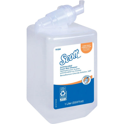 Scott® Antimicrobial Foam Skin Cleanser - Antibacterial Hygienic Formula - Care Dispensers & Refills