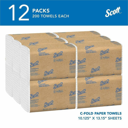 Scott&reg; Essential C Fold Paper Towels with Fast-Drying Absorbency Pockets - Alternate-Image1