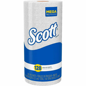 Scott® Kitchen Paper Towels - Fast-Drying Absorbency Pockets - 1 Ply - 128 Sheets - White