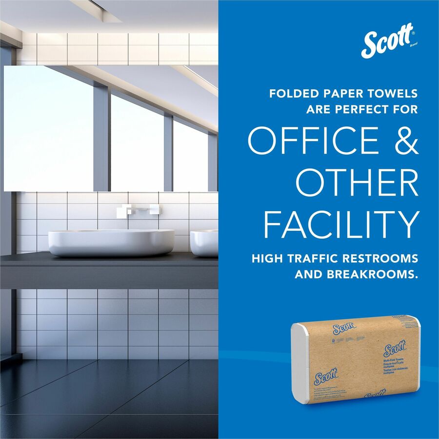 Scott&reg; Multifold Narrow Width Paper Towels with Absorbency Pockets - Alternate-Image2