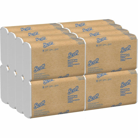 Scott® Multifold Paper Towels with Absorbency Pockets - 4000 Sheets - White - 16 Cartons