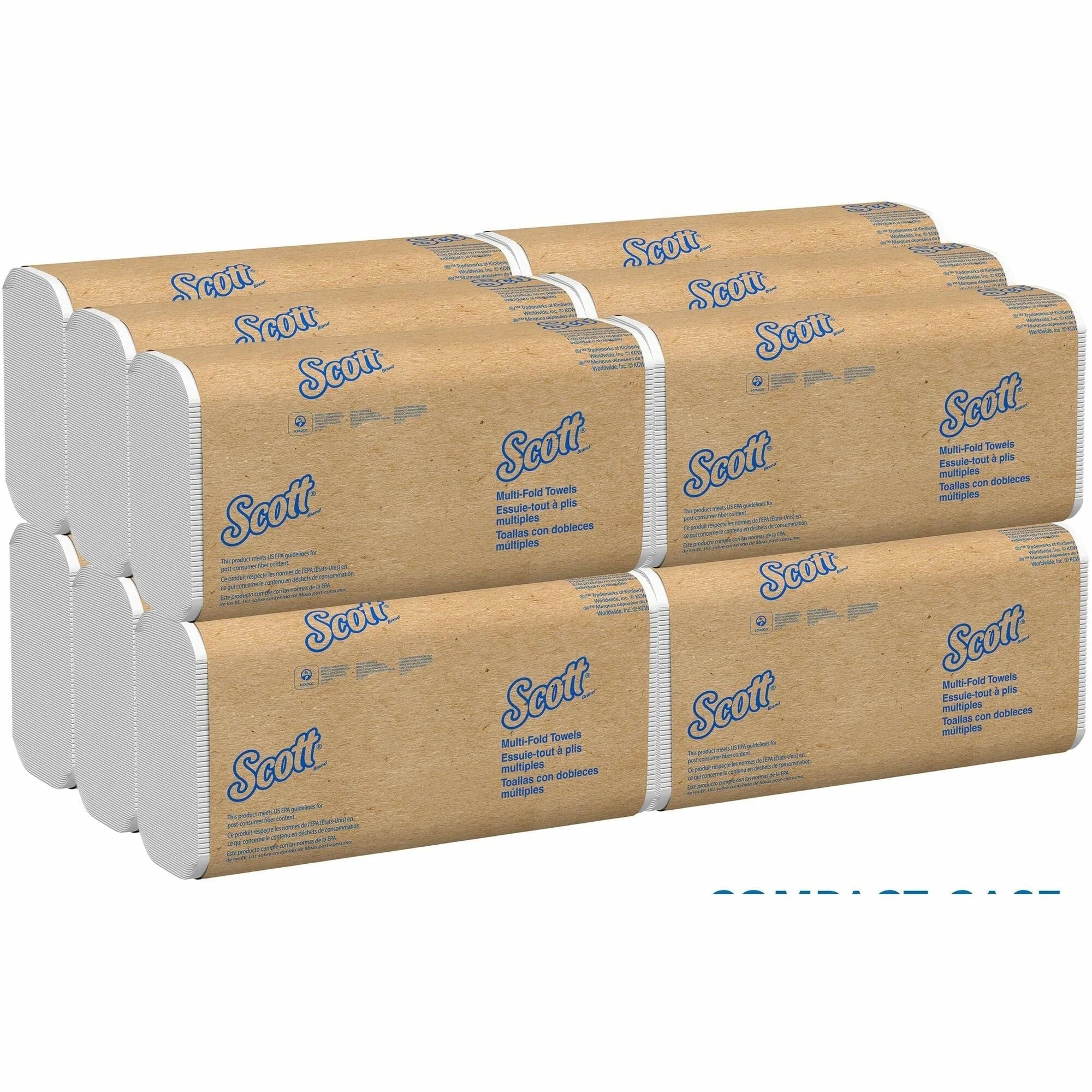 Scott® Multifold Paper Towels with Absorbency Pockets - Soft Wheat - 250/Pack