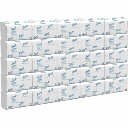 Scott® Pro Scottfold Multifold Paper Towels with Fast-Drying Absorbency Pockets - 9.40’’ Width x 12.40’’ Length - White