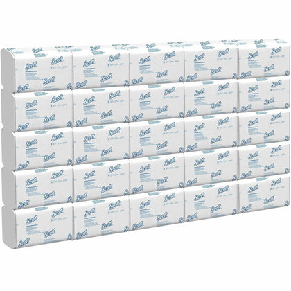 Scott® Pro Scottfold Paper Towels - Absorbent Multifold 1-Ply - White - 175/Pack - 25/Carton