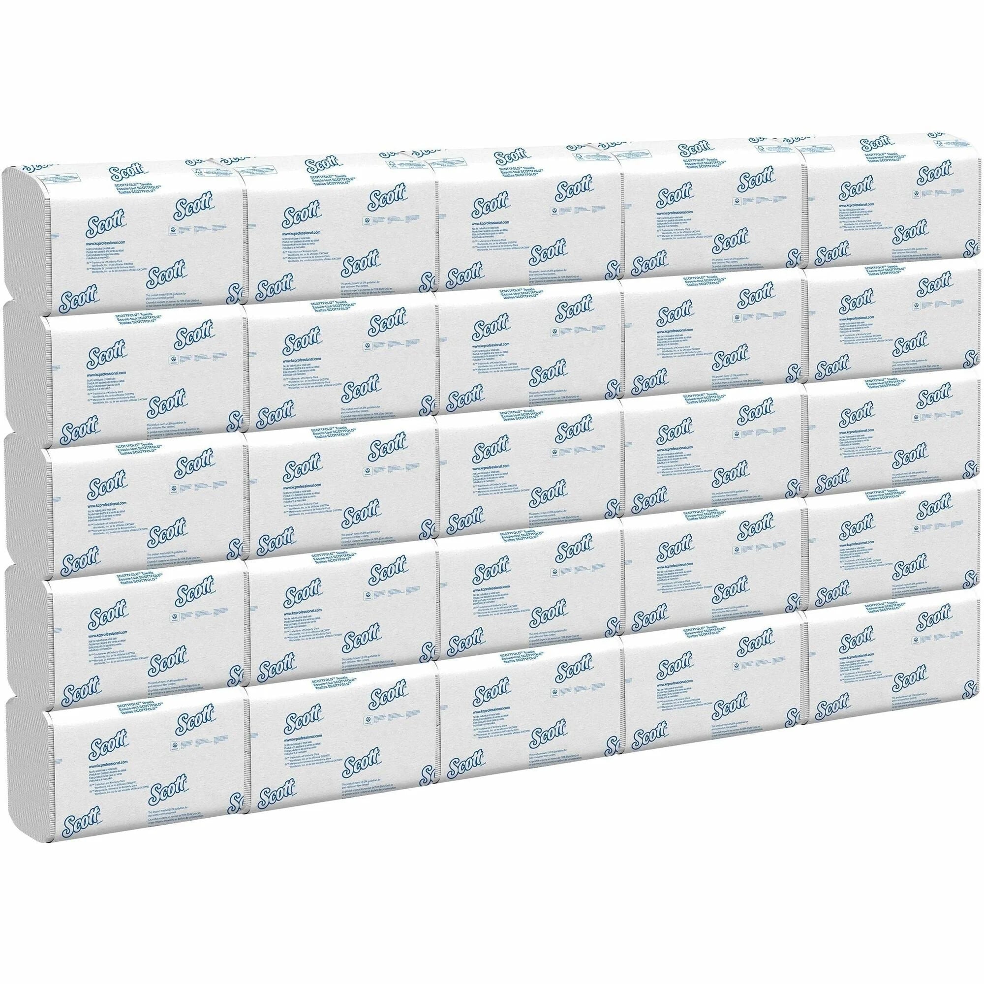 Scott® Pro Scottfold Paper Towels - Fast-Drying Absorbency Pockets - 175/Pack