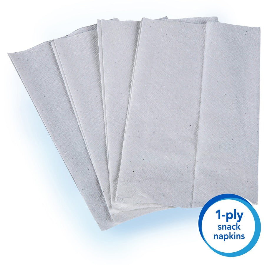 Scott Tall-Fold Paper Napkins - 1 Ply - Tall Fold - 6.60’’ Width x 13.20’’ Length - 10000 Sheets - White - Fiber