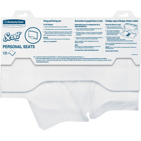 Scott Toilet Seat Covers - 15x17 - White - 125 Pack