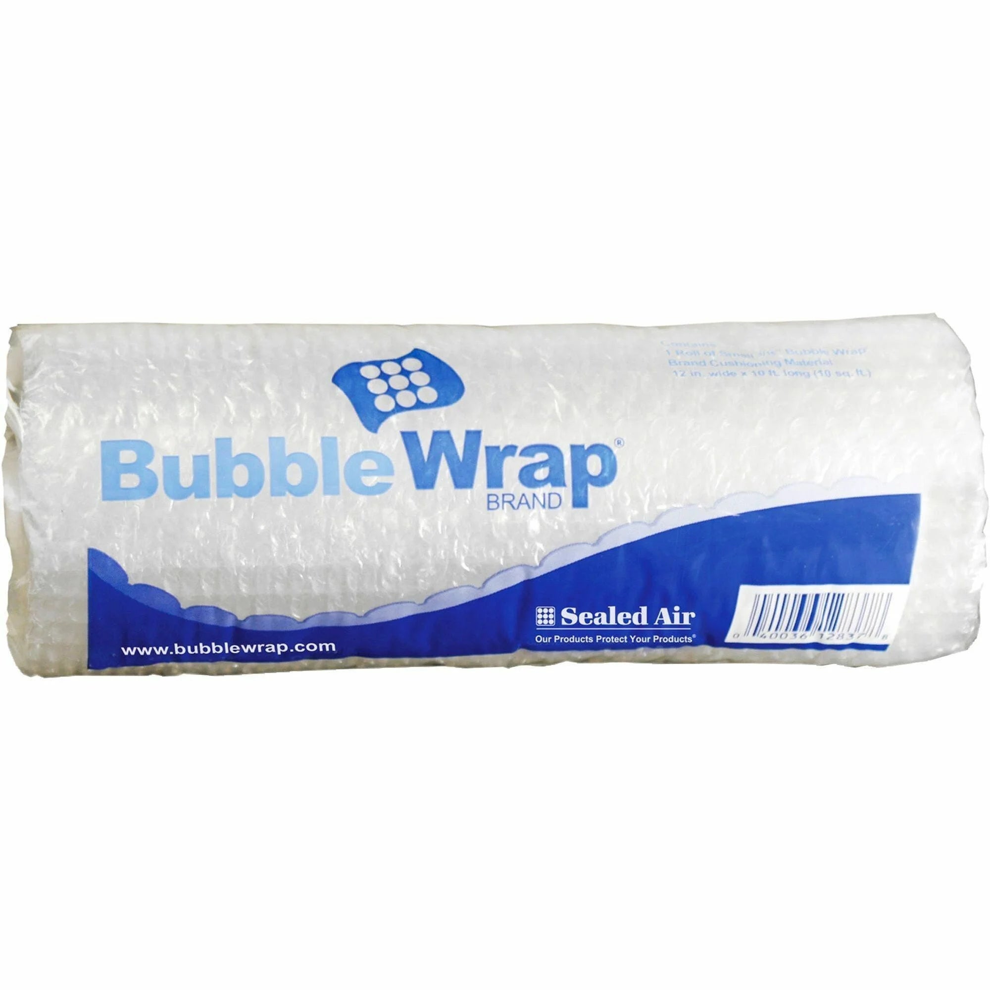 Sealed Air Bubble Wrap: 12’’ x 10 ft Roll - Lightweight Perforated - Packing Supplies