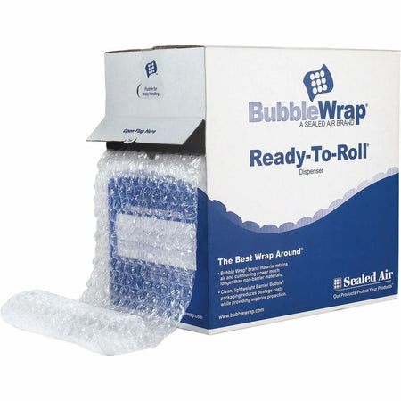 Sealed Air Bubble Wrap Dispenser: 12’’ x 65 ft - Resistant Easy Tear - Packing Supplies
