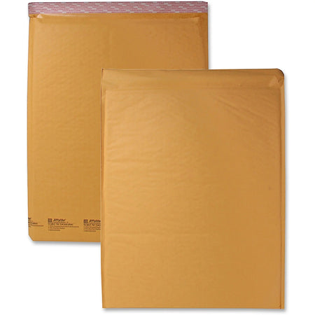 Sealed Air JiffyLite Bubble Mailers #7 - 14 1/4’’ x 20’’ - Peel & Seal - Kraft - 25/Carton