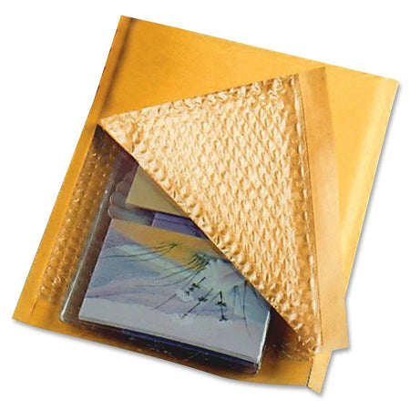 Sealed Air Jiffylite Cushioned Mailers - #0 - Self-sealing - Gold - 200/Carton
