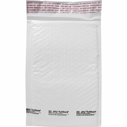 Sealed Air Tuffgard Premium Bubble Mailers - #0 - 6x10 - White Poly - 25/Carton