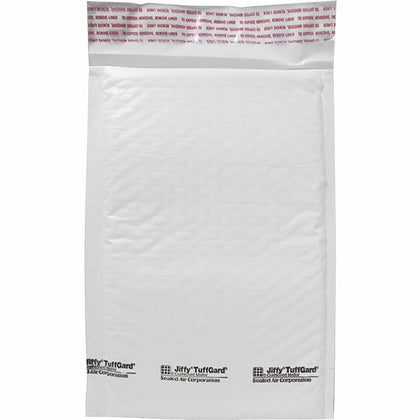 Sealed Air Tuffgard Premium Bubble Mailers - #0 - 6x10 - White Poly - 25/Carton