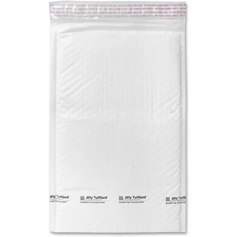 Sealed Air Tuffgard Premium Bubble Mailers - #1 Size - White Poly - 25/Carton