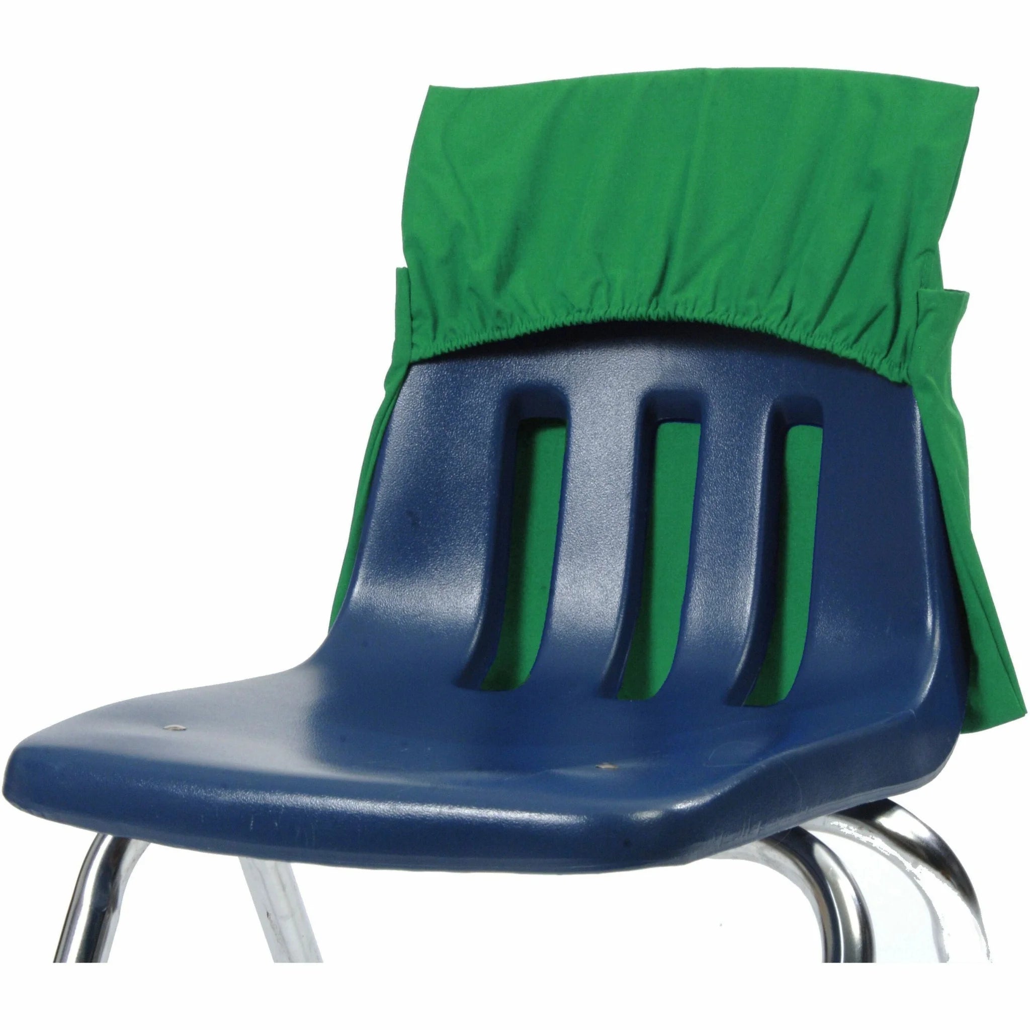 Seat Sack One-Pocket Chair Organizer - Durable Expandable - Green - 10/Carton - Storage Pouches