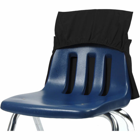 Seat Sack One-Pocket Elastic Back Chair Sacks - Durable Black Organizer - Storage Pouches