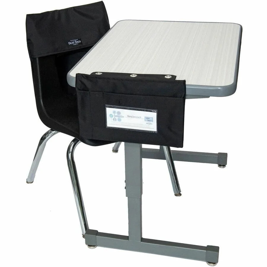 Seat Sack Tablet Taker Carrying Case - Black Chromebook Pouch - Storage Pouches