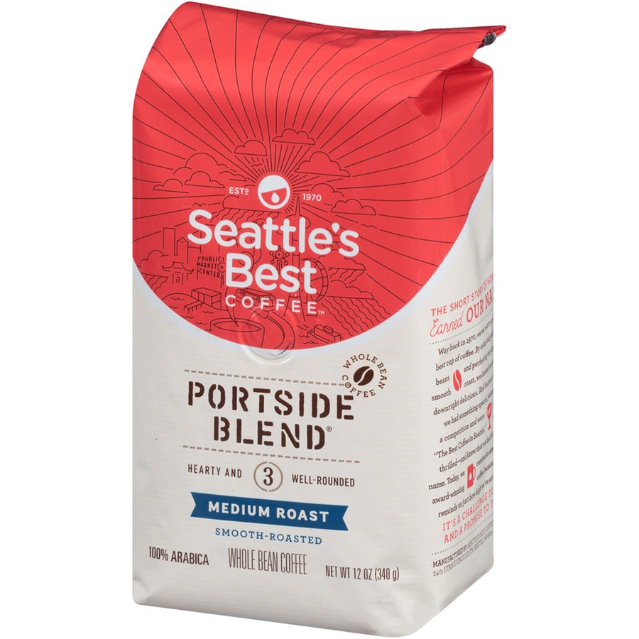 Seattle’s Best Coffee Portside Blend - Smooth - 12 oz - Vanilla - 1 Each
