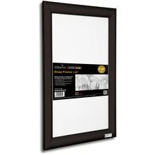 Seco Classic Snap Frame - 27’’ x 41’’ Size - Rectangle - Black - Aluminum - 1 Each - Frames & Plaques