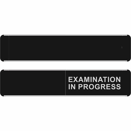 Seco Door Signs: ’EXAMINATION IN PROGRESS’ - 10’’x2’’ - Door-mountable - Multicolor - Signs & Nameplates