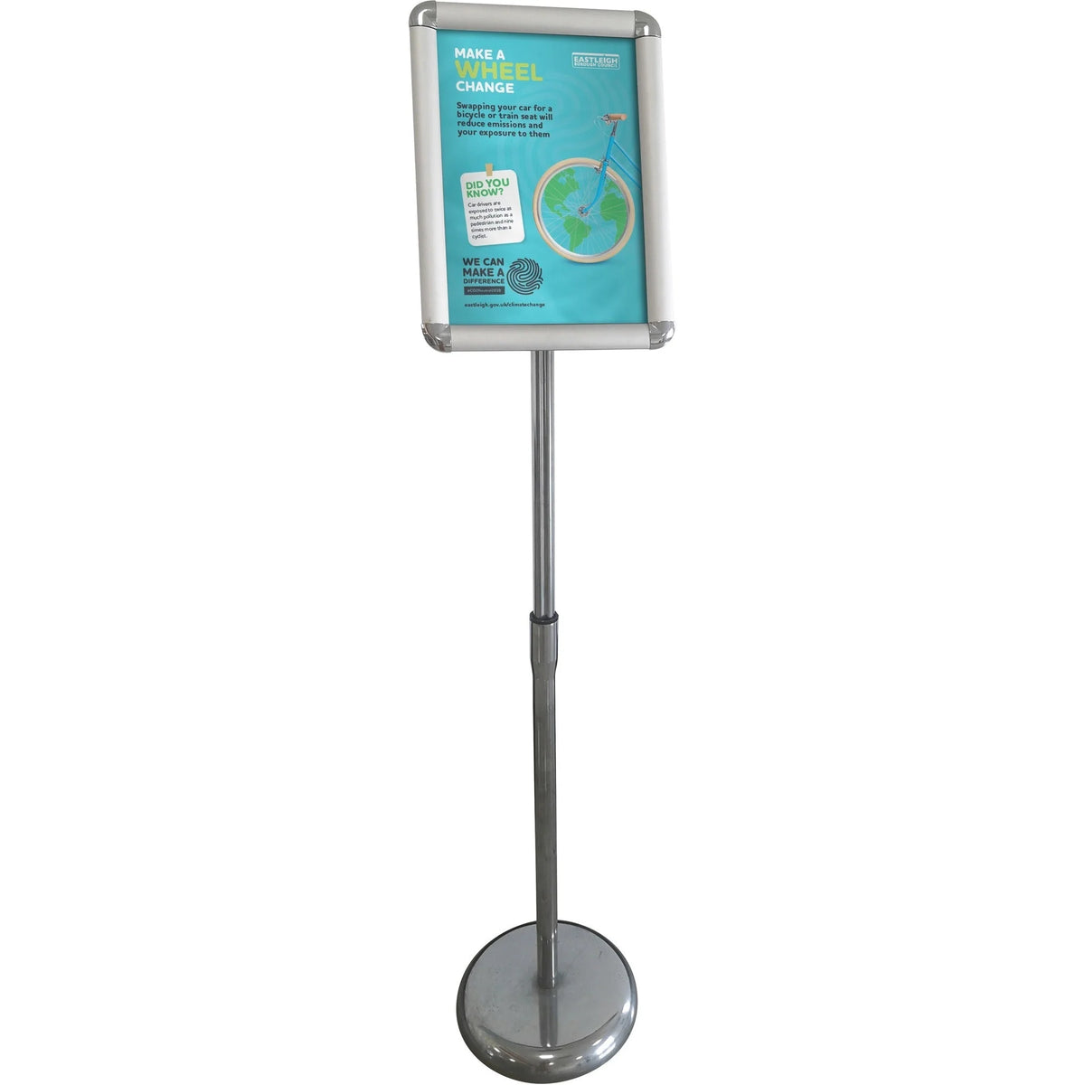 Seco Height-Adjustable Menuboard: 11’’ x 8.5’’ Rectangular Shape - Signs & Nameplates