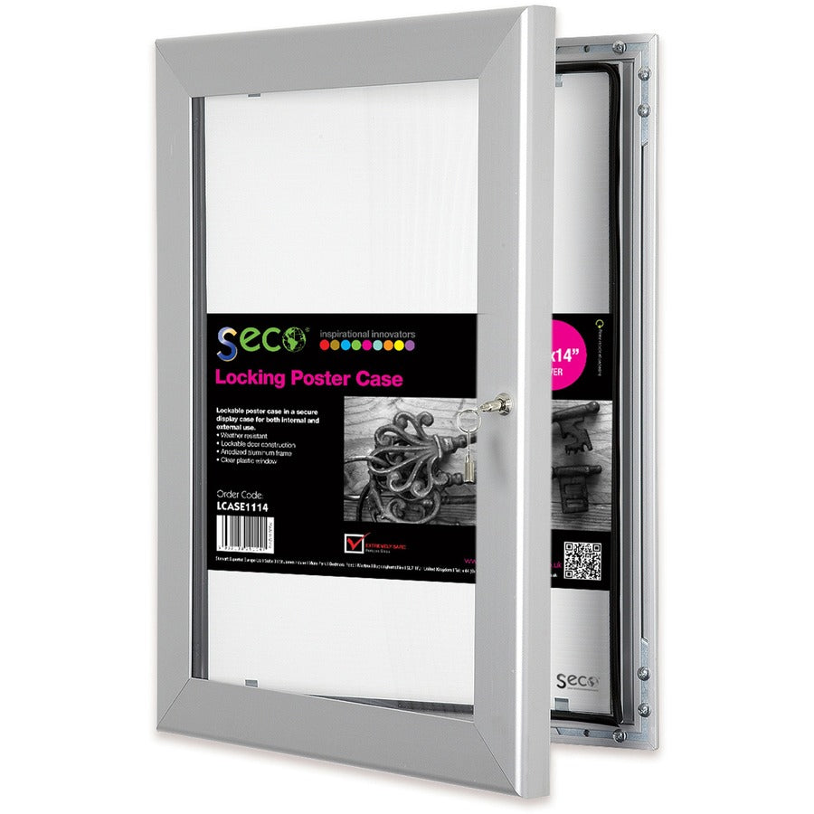 Seco Locking Poster Case - Front