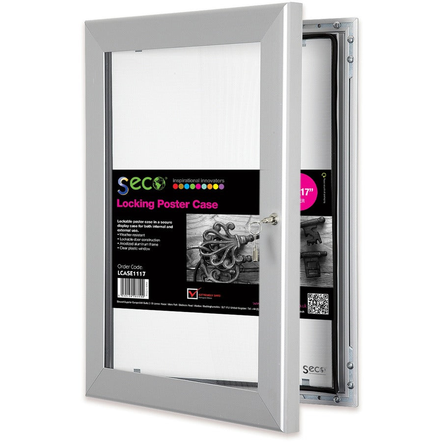Seco Locking Poster Case - Left