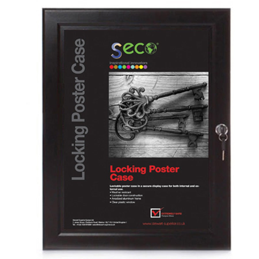 Seco Locking Poster Case - Front