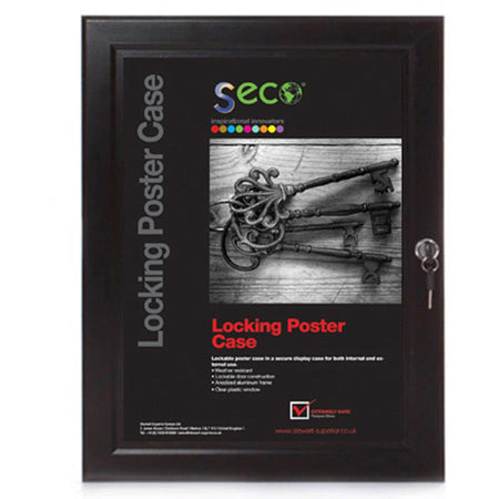 Seco Locking Poster Case - Front