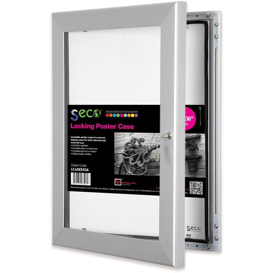 Seco Locking Poster Case - Left