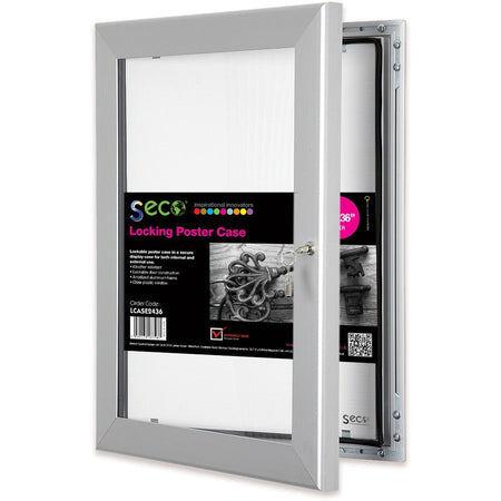 Seco Locking Poster Case - Left