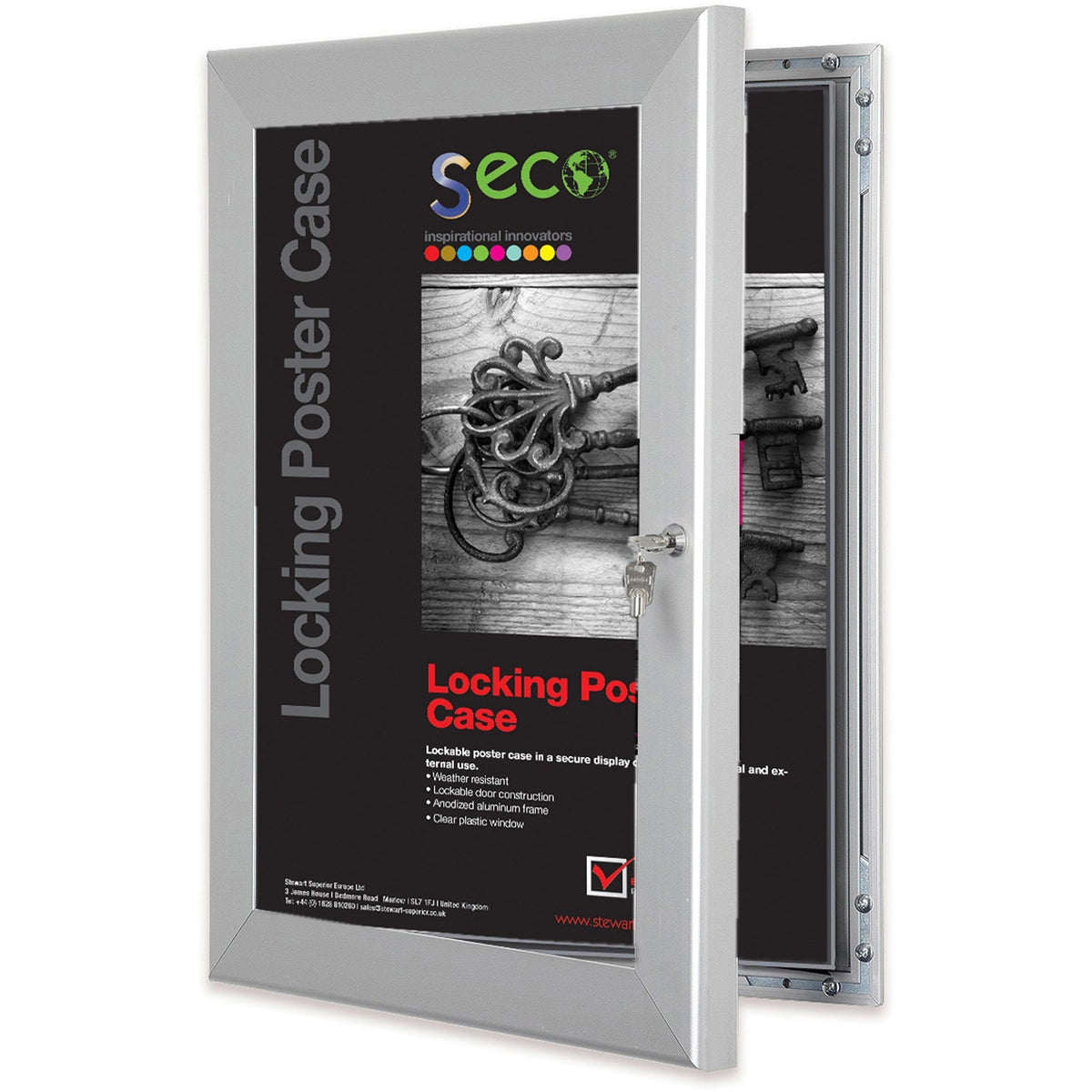 Seco Locking Poster Case - 2000