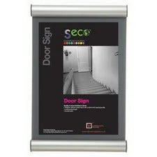Seco Mitred Snap Frame - 8.50’’ x 11’’ Size - Rectangle - Dual-sided Durable - Aluminum - Silver - 1 Each - Frames &