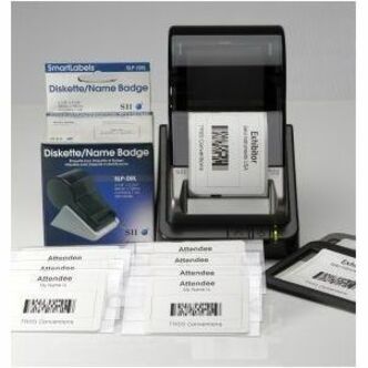 Seiko Diskette Label - 2 3/4’’ Width x 1/8’’ Length - Permanent Adhesive - Rectangle - Direct Thermal - White - Paper