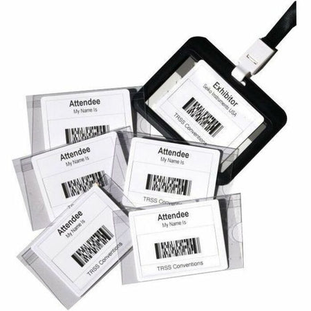 Seiko Diskette Label - 2 3/4’’ Width x 1/8’’ Length - Permanent Adhesive - Rectangle - Direct Thermal - White - Paper