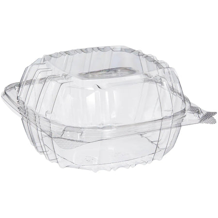 SEPG ClearSeal Hinged Lid Container - Storing - Clear - Oriented Polystyrene (OPS) Body - 500 / Carton - Food Storage