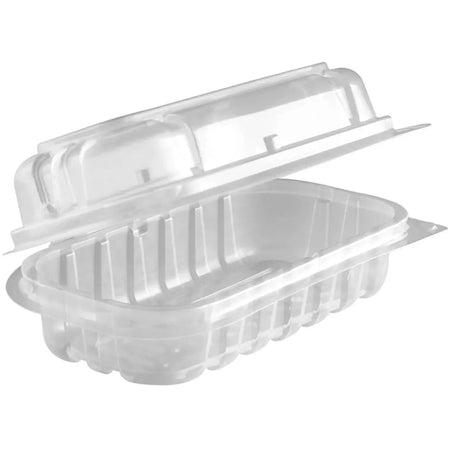 SEPG MicroRaves HD632 Hinged Container Clear 540 / Carton Storing Polypropylene Body (EGS002470) - Food Storage