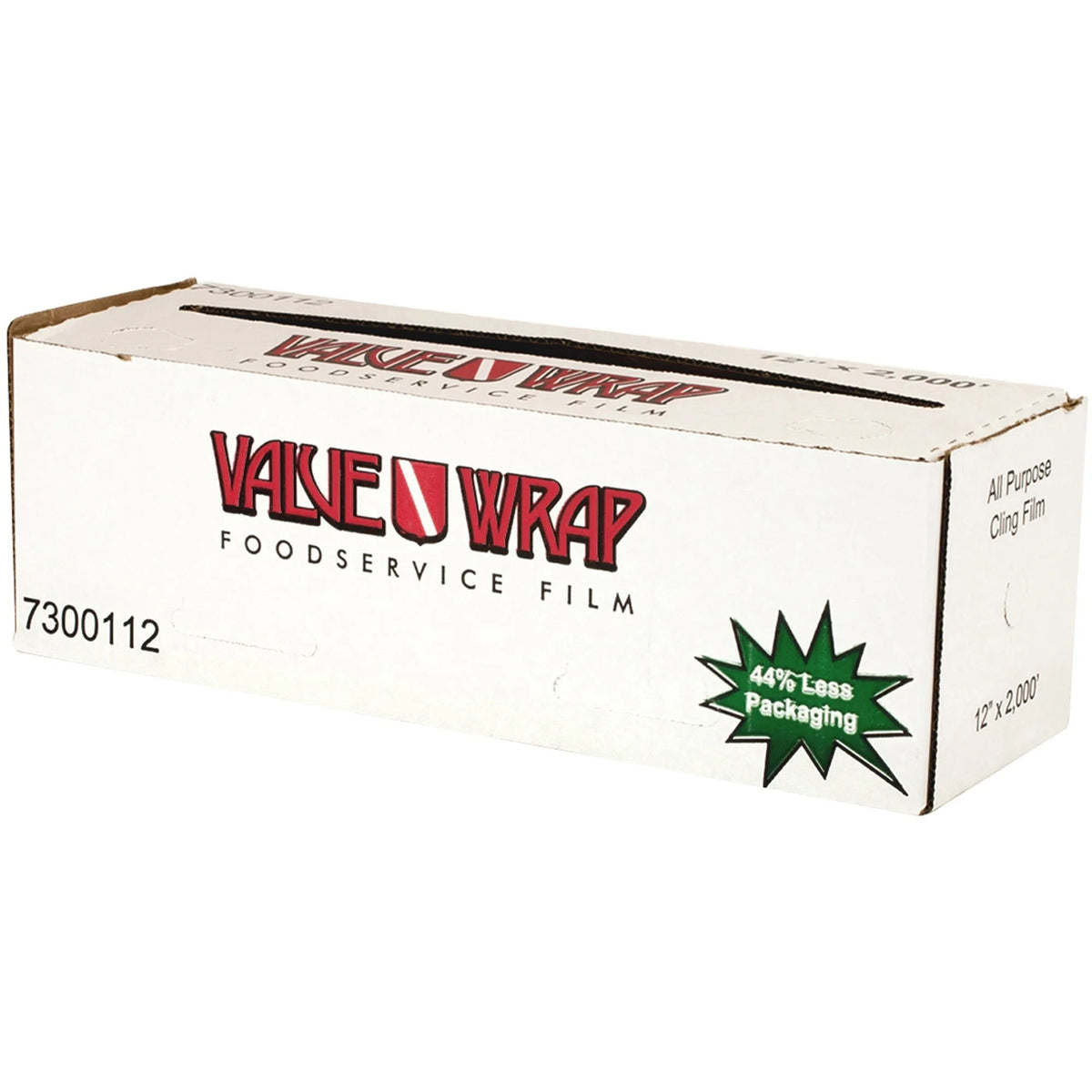 SEPG Purity Wrap Roll Cling Film 12’’ Width x 2000 ft Length Clear 1 / Carton Spill Resistant Polyvinyl Chloride (PVC)
