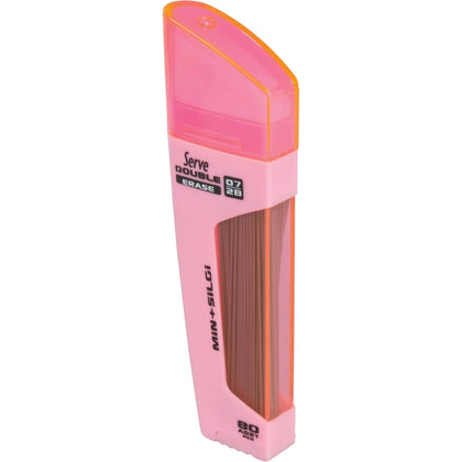 Serve Double Erase Leads & Eraser - Pink - 1 Each by - Refills