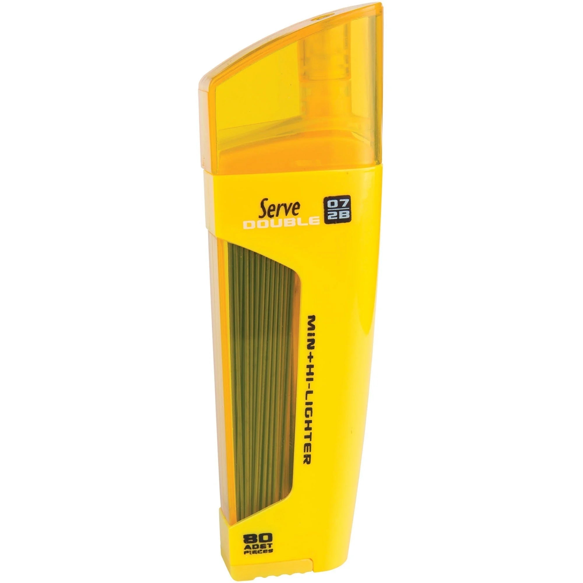 Serve Double Leads & Highlighter - 0.7mm Yellow Ink - Black Lead - Highlighters